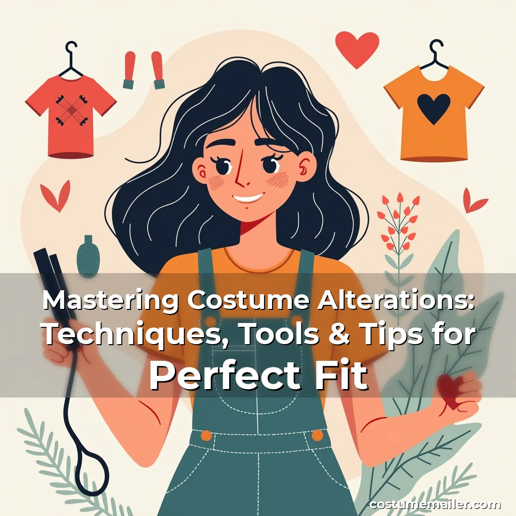 Read more about the article Mastering Costume Alterations: Techniques, Tools & Tips for Perfect Fit