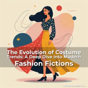 Artistic representation for The Evolution of Costume Trends: A Deep Dive into Modern Fashion Fictions