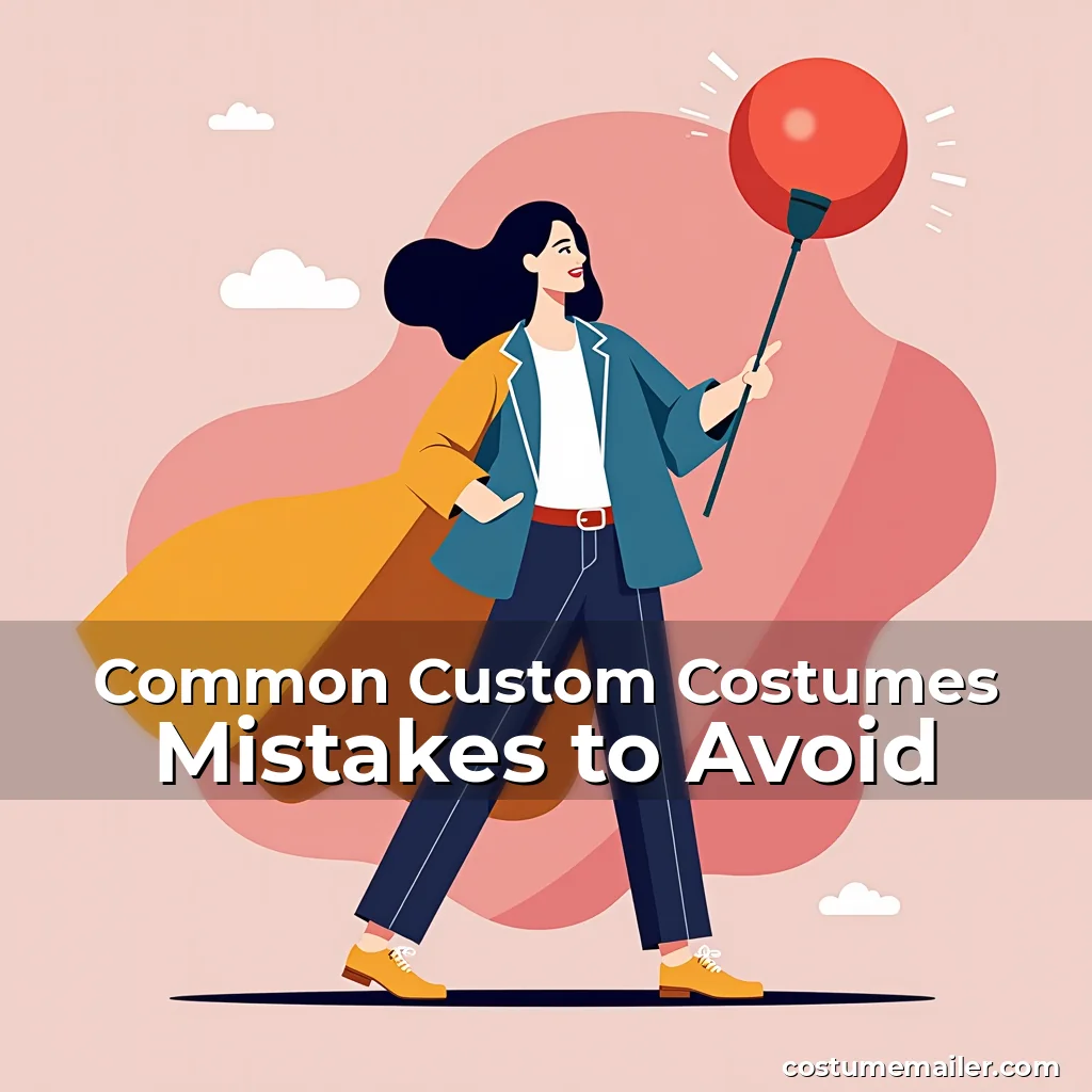 Artistic representation for Common Custom Costumes Mistakes to Avoid