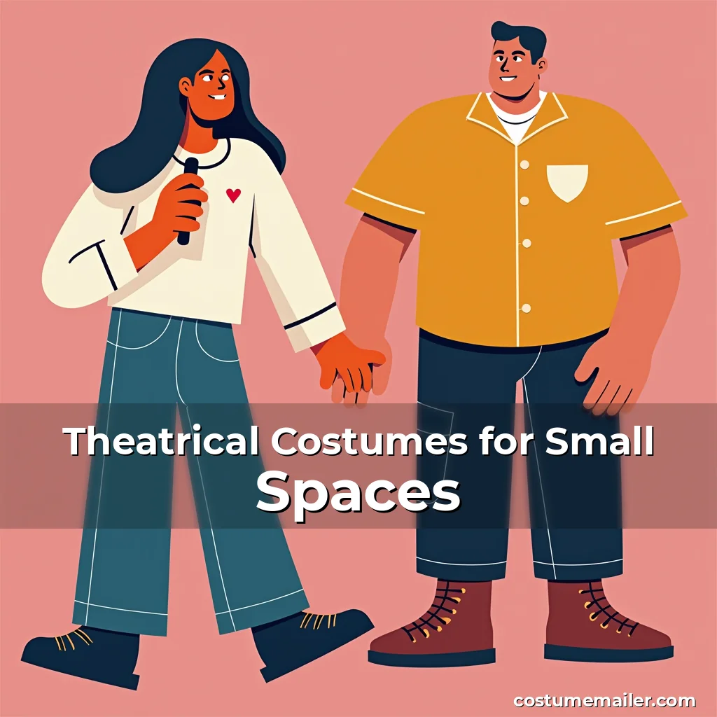 Artistic representation for Theatrical Costumes for Small Spaces