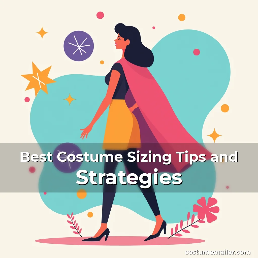 Artistic representation for Best Costume Sizing Tips and Strategies