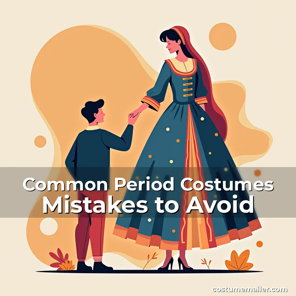 Artistic representation for Common Period Costumes Mistakes to Avoid