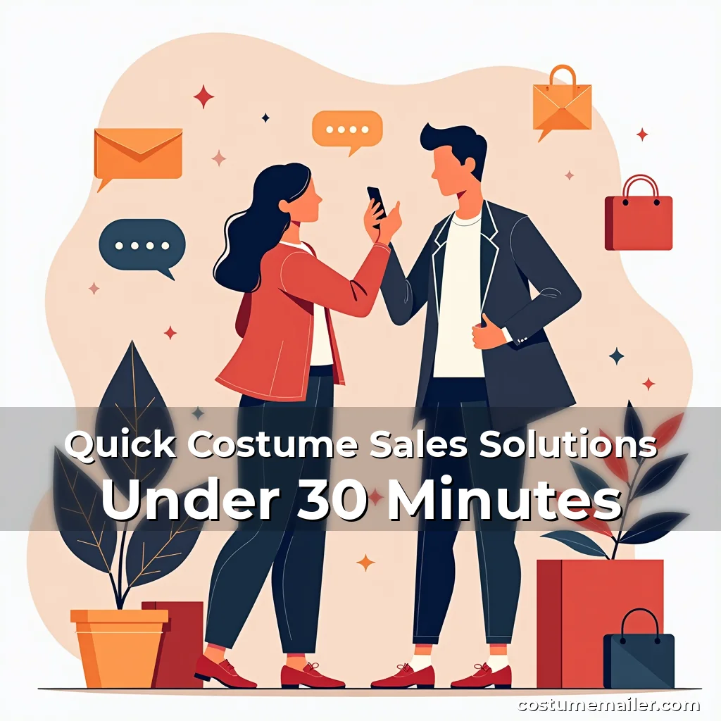 Read more about the article Quick Costume Sales Solutions Under 30 Minutes
