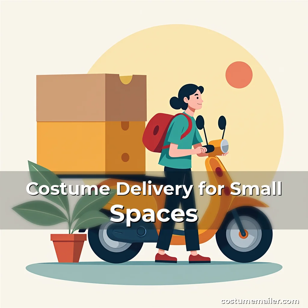 Artistic representation for Costume Delivery for Small Spaces