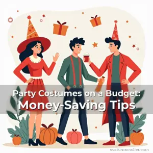 Artistic representation for Party Costumes on a Budget: Money-Saving Tips