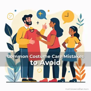 Artistic representation for Common Costume Care Mistakes to Avoid