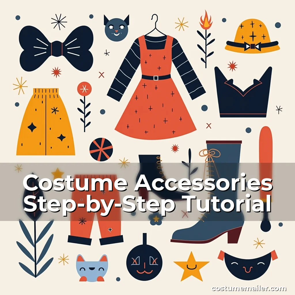 Artistic representation for Costume Accessories Step-by-Step Tutorial