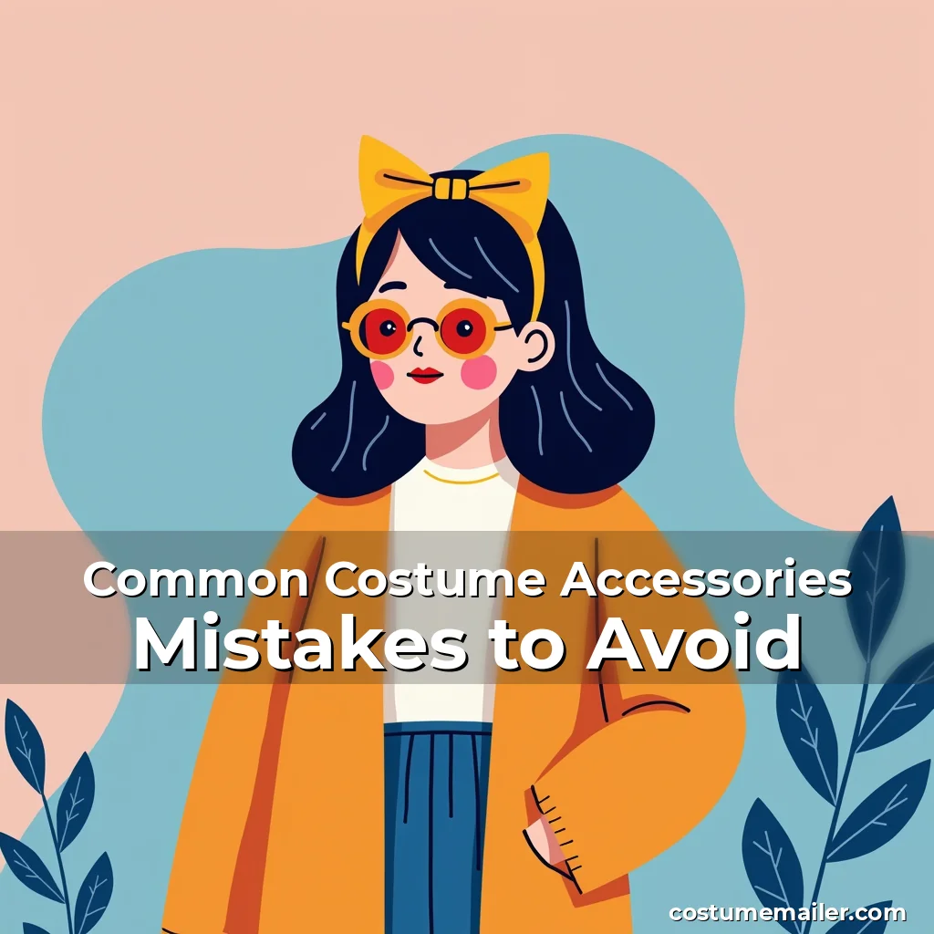 Artistic representation for Common Costume Accessories Mistakes to Avoid