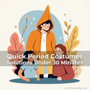 Artistic representation for Quick Period Costumes Solutions Under 30 Minutes