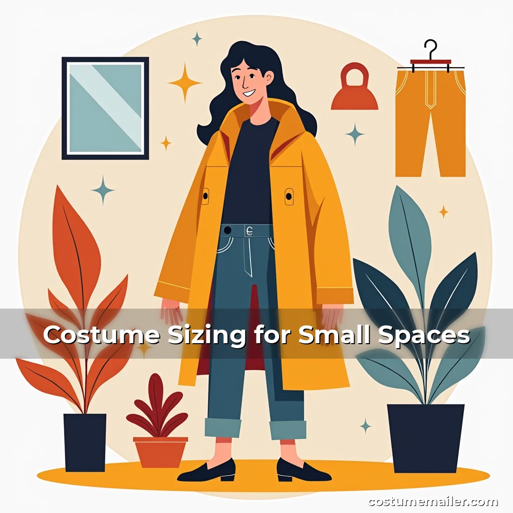 Artistic representation for Costume Sizing for Small Spaces