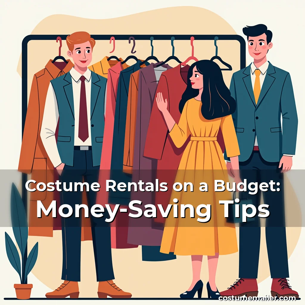 Artistic representation for Costume Rentals on a Budget: Money-Saving Tips