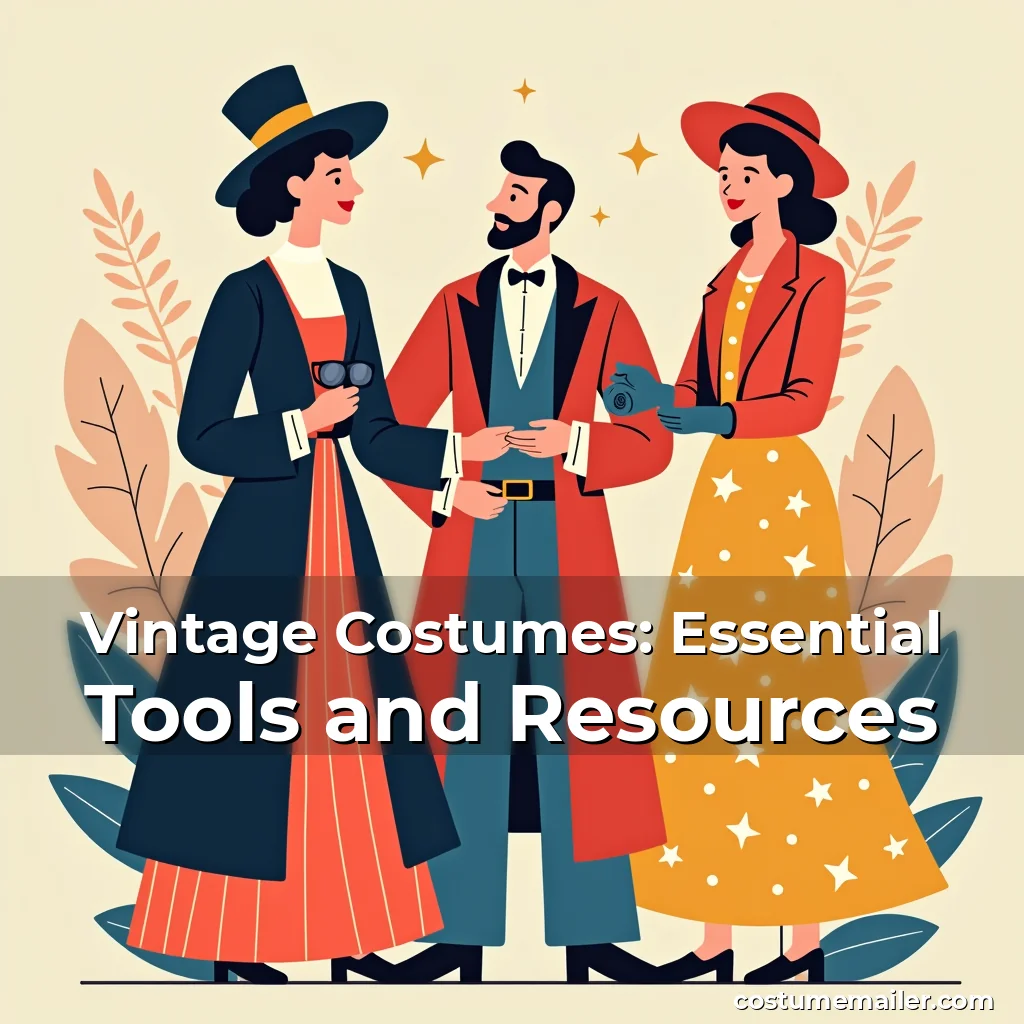 Artistic representation for Vintage Costumes: Essential Tools and Resources