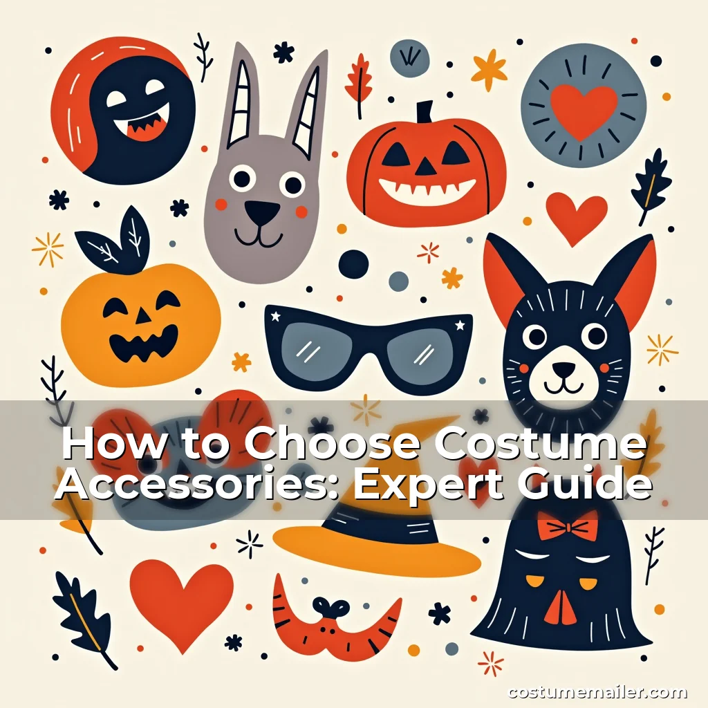 Artistic representation for How to Choose Costume Accessories: Expert Guide