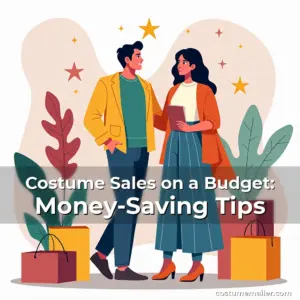 Artistic representation for Costume Sales on a Budget: Money-Saving Tips