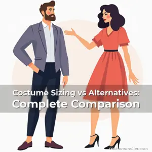Artistic representation for Costume Sizing vs Alternatives: Complete Comparison