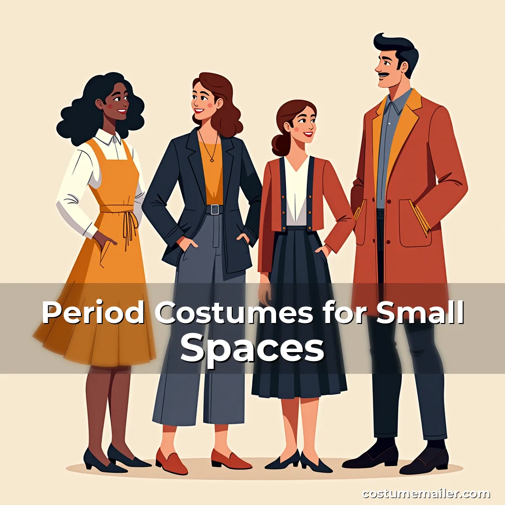 Artistic representation for Period Costumes for Small Spaces
