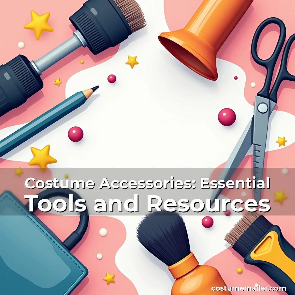 Artistic representation for Costume Accessories: Essential Tools and Resources