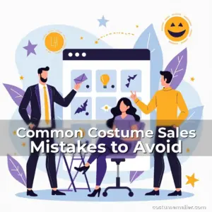 Artistic representation for Common Costume Sales Mistakes to Avoid