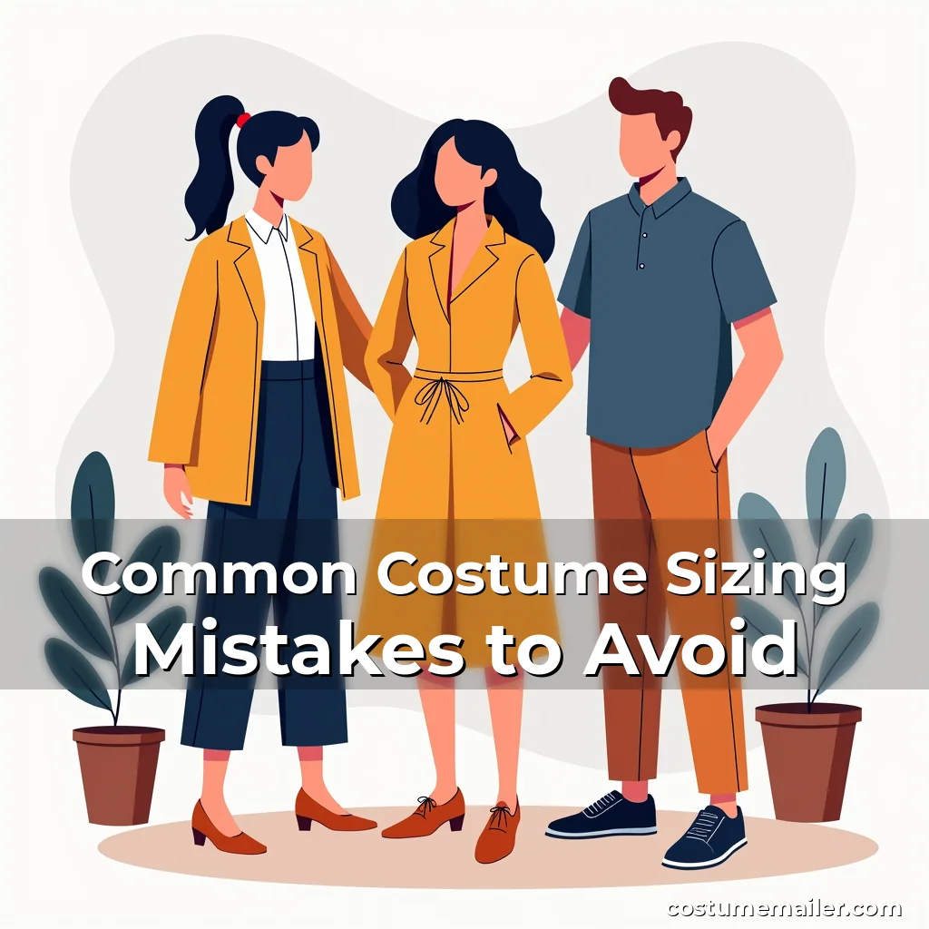 Artistic representation for Common Costume Sizing Mistakes to Avoid