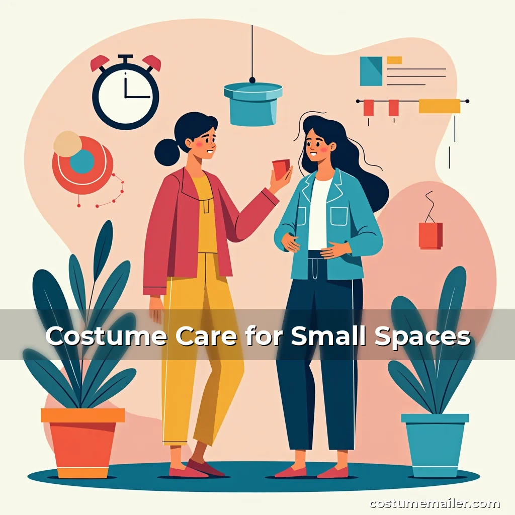 Artistic representation for Costume Care for Small Spaces