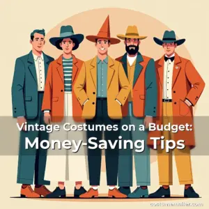 Artistic representation for Vintage Costumes on a Budget: Money-Saving Tips