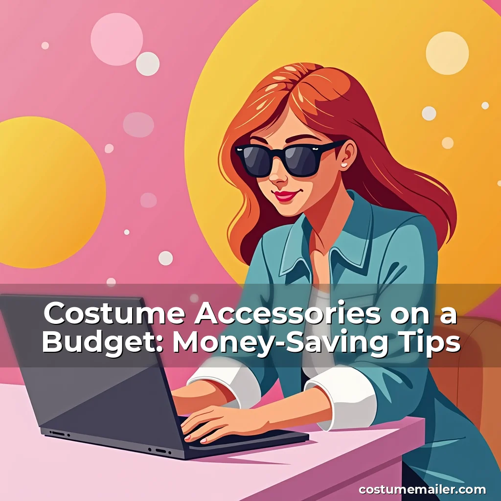 Artistic representation for Costume Accessories on a Budget: Money-Saving Tips
