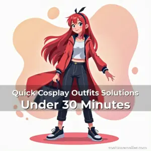 Quick Cosplay Outfits Solutions Under 30 Minutes 15 Artistic representation for Quick Cosplay Outfits Solutions Under 30 Minutes