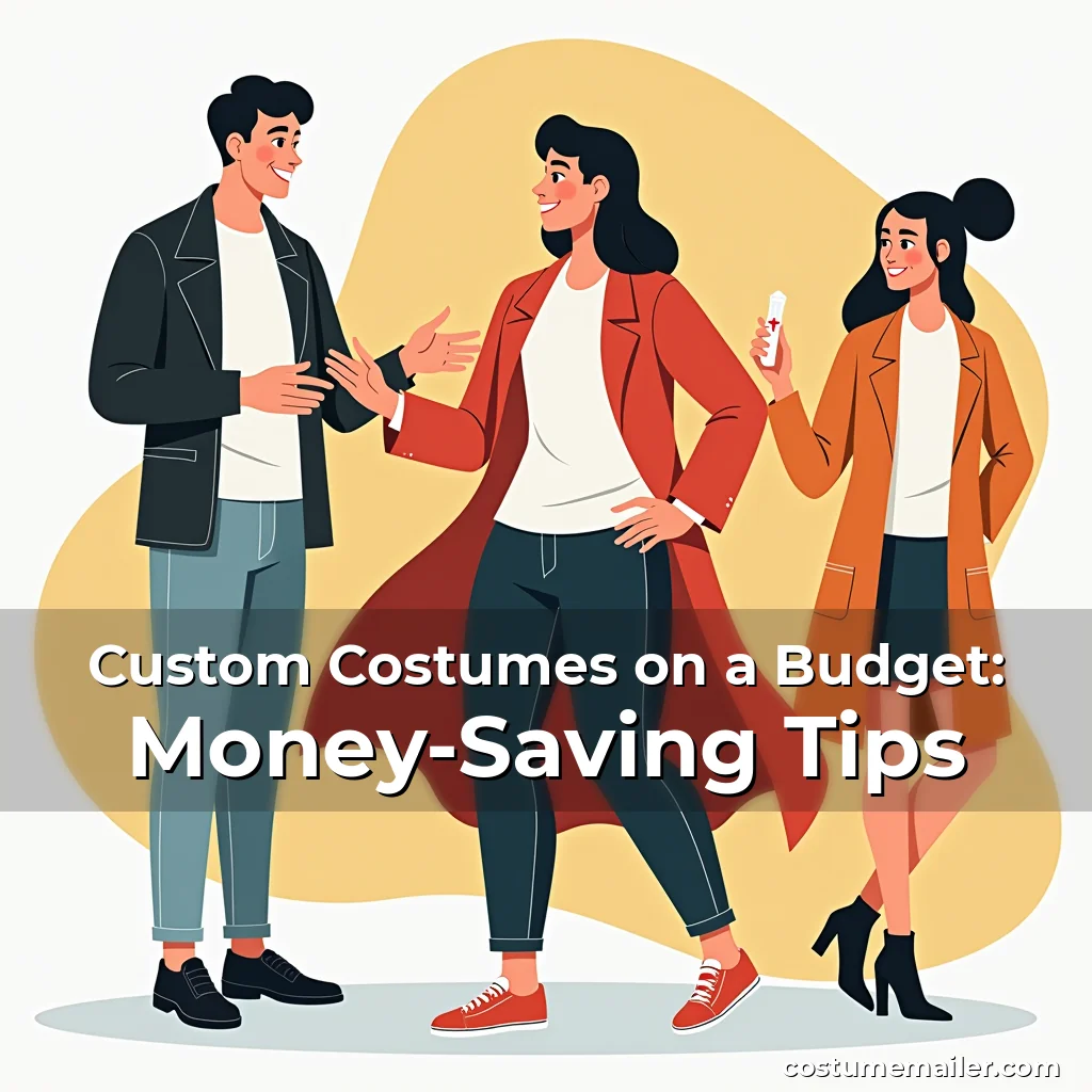 Artistic representation for Custom Costumes on a Budget: Money-Saving Tips