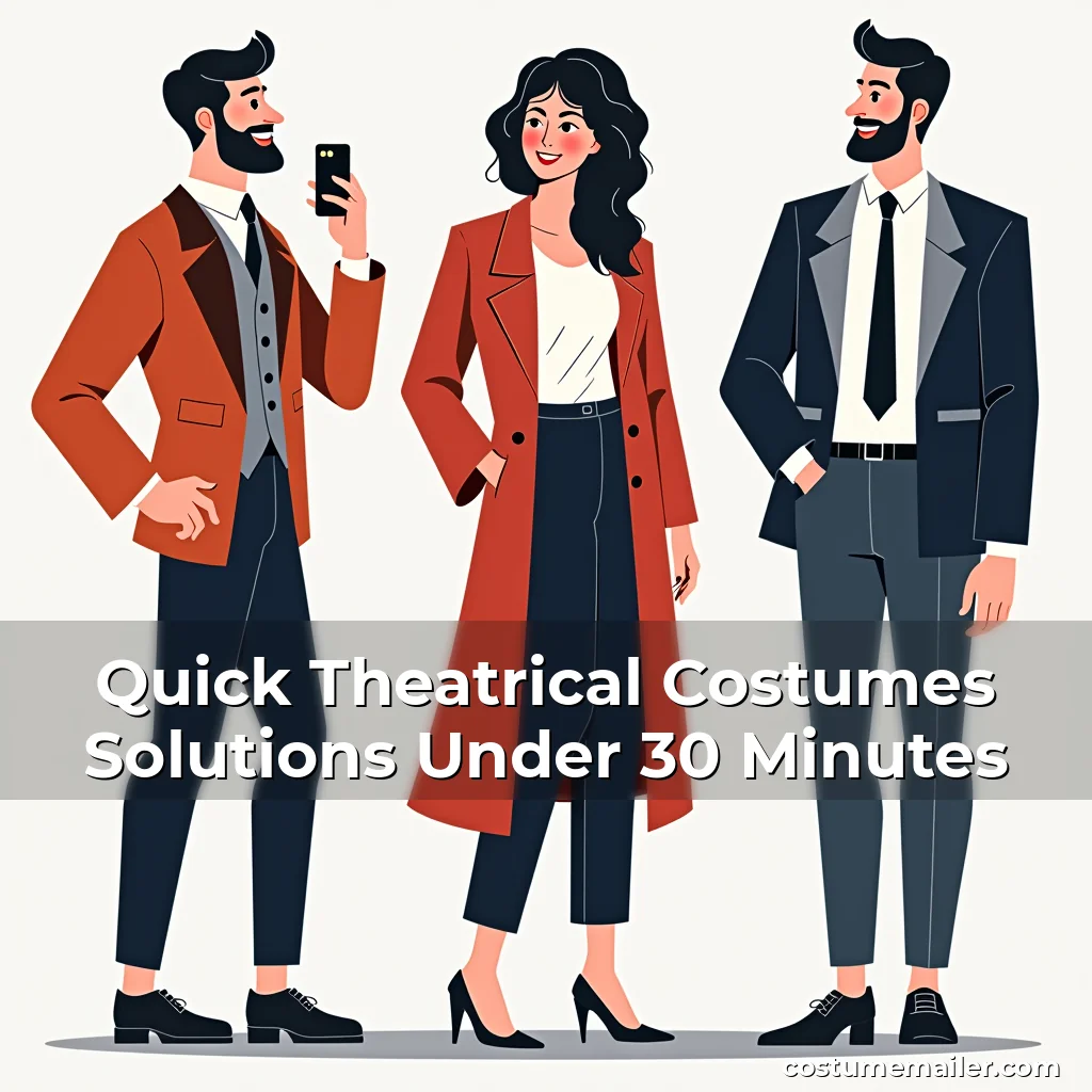 Artistic representation for Quick Theatrical Costumes Solutions Under 30 Minutes