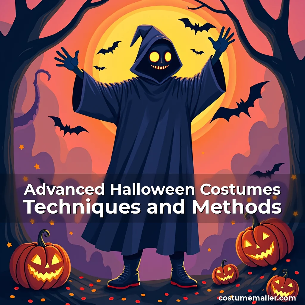 Artistic representation for Advanced Halloween Costumes Techniques and Methods