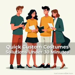 Artistic representation for Quick Custom Costumes Solutions Under 30 Minutes