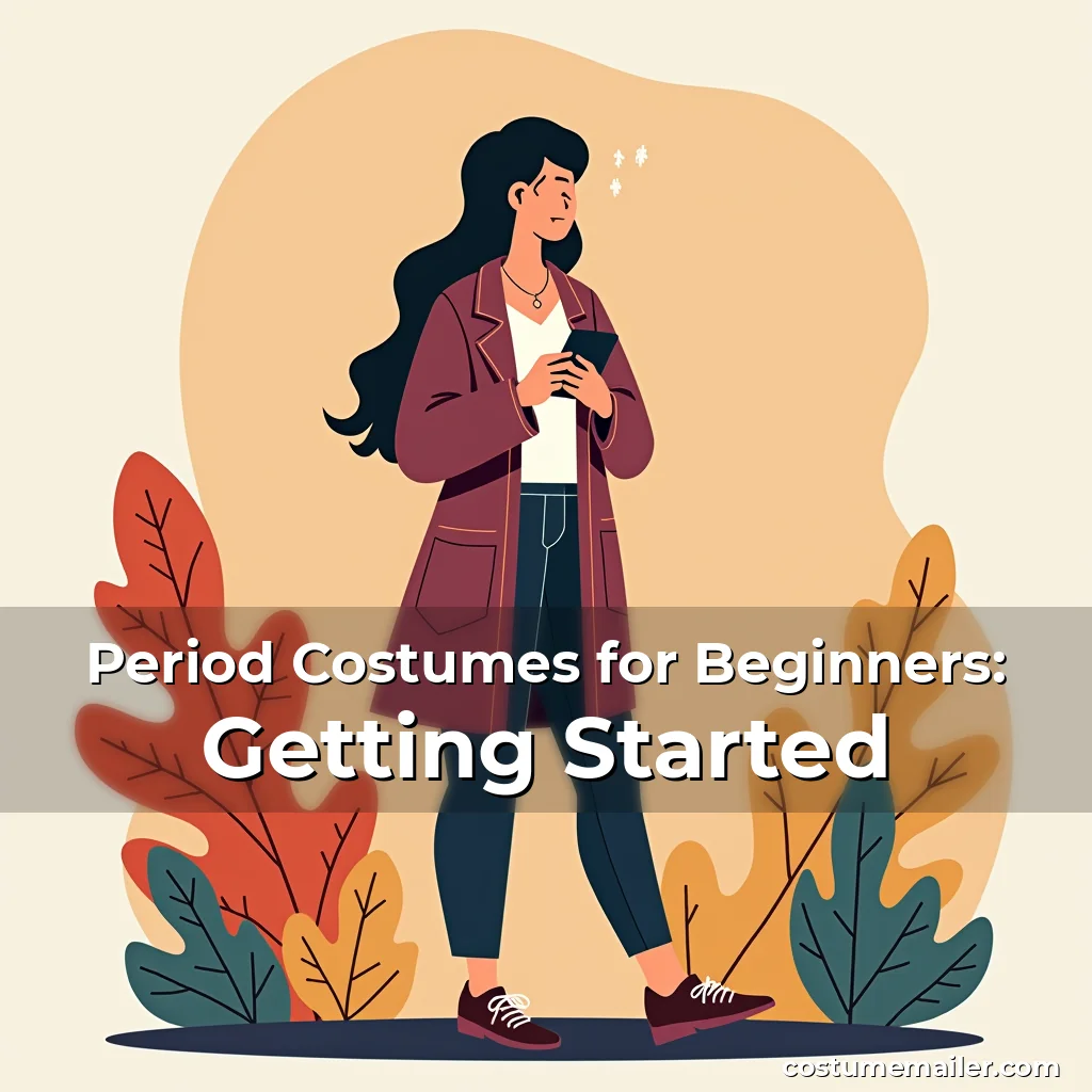 Artistic representation for Period Costumes for Beginners: Getting Started