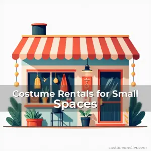 Artistic representation for Costume Rentals for Small Spaces