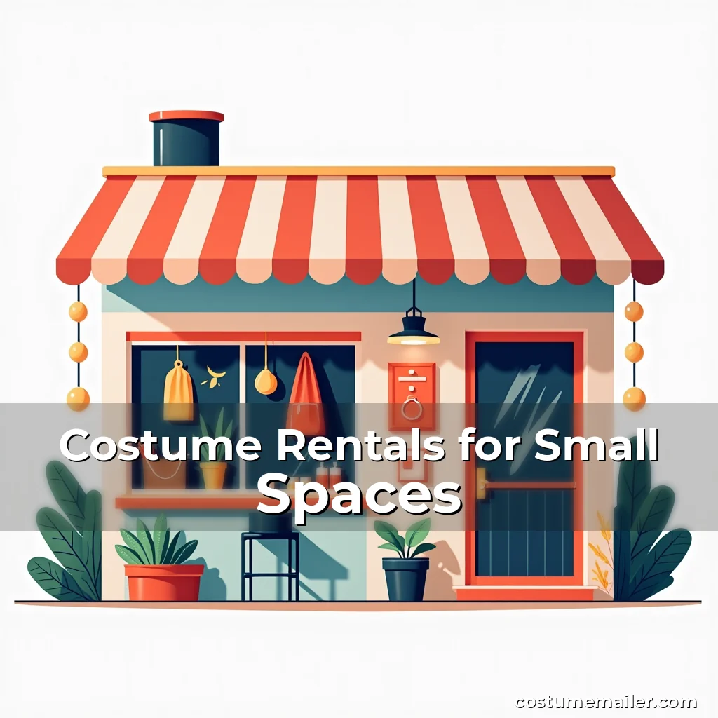 Artistic representation for Costume Rentals for Small Spaces
