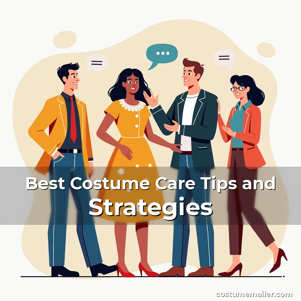 Artistic representation for Best Costume Care Tips and Strategies