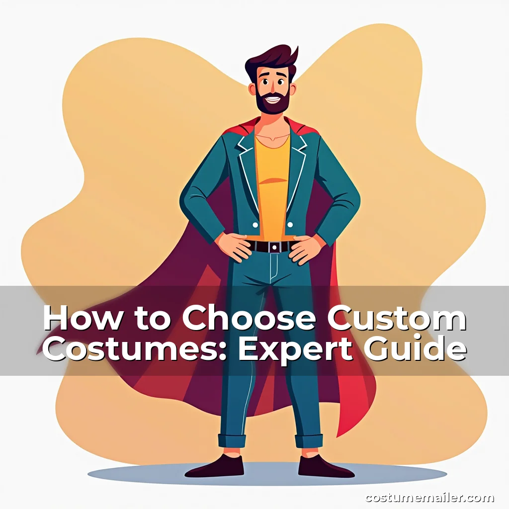 Artistic representation for How to Choose Custom Costumes: Expert Guide