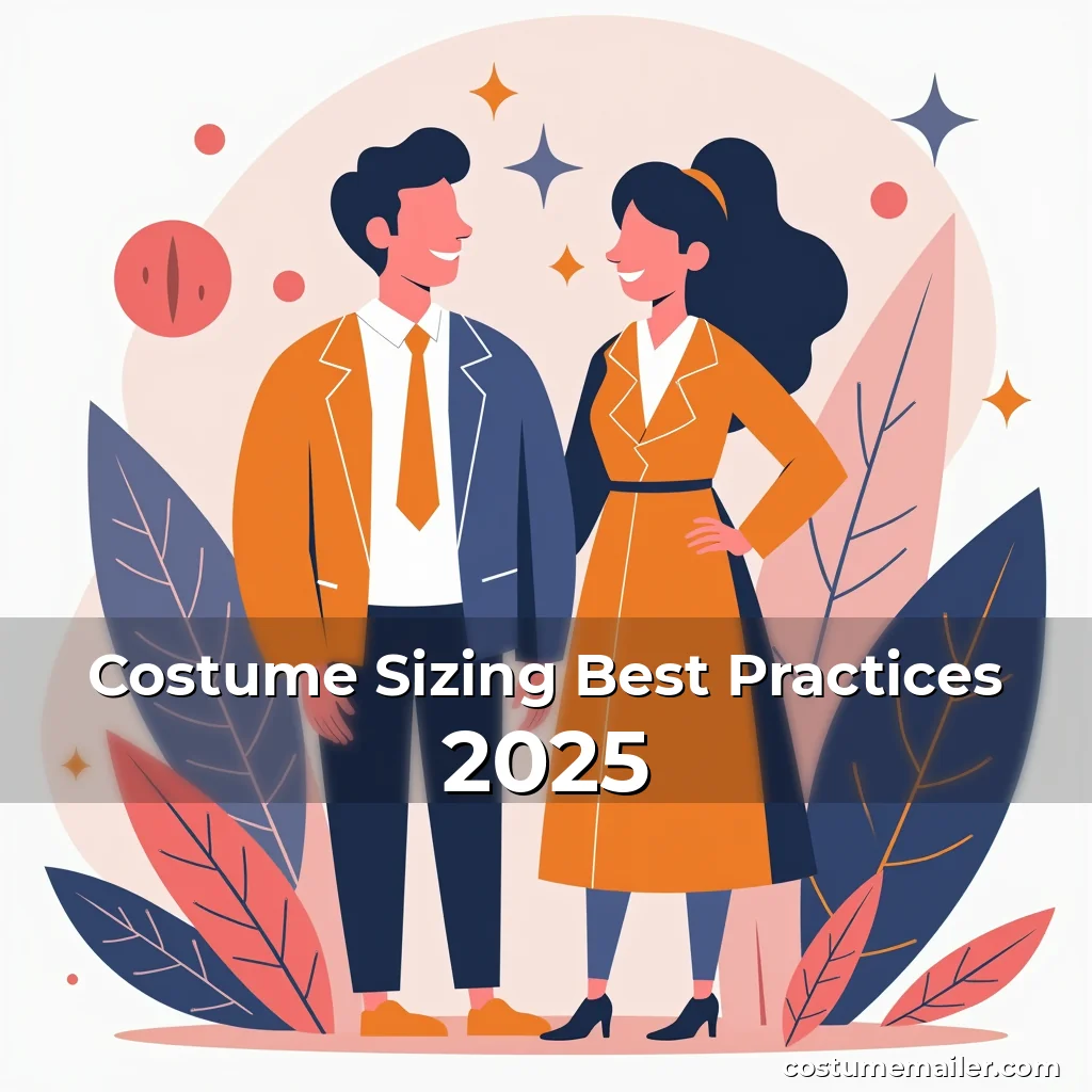 Artistic representation for Costume Sizing Best Practices 2025
