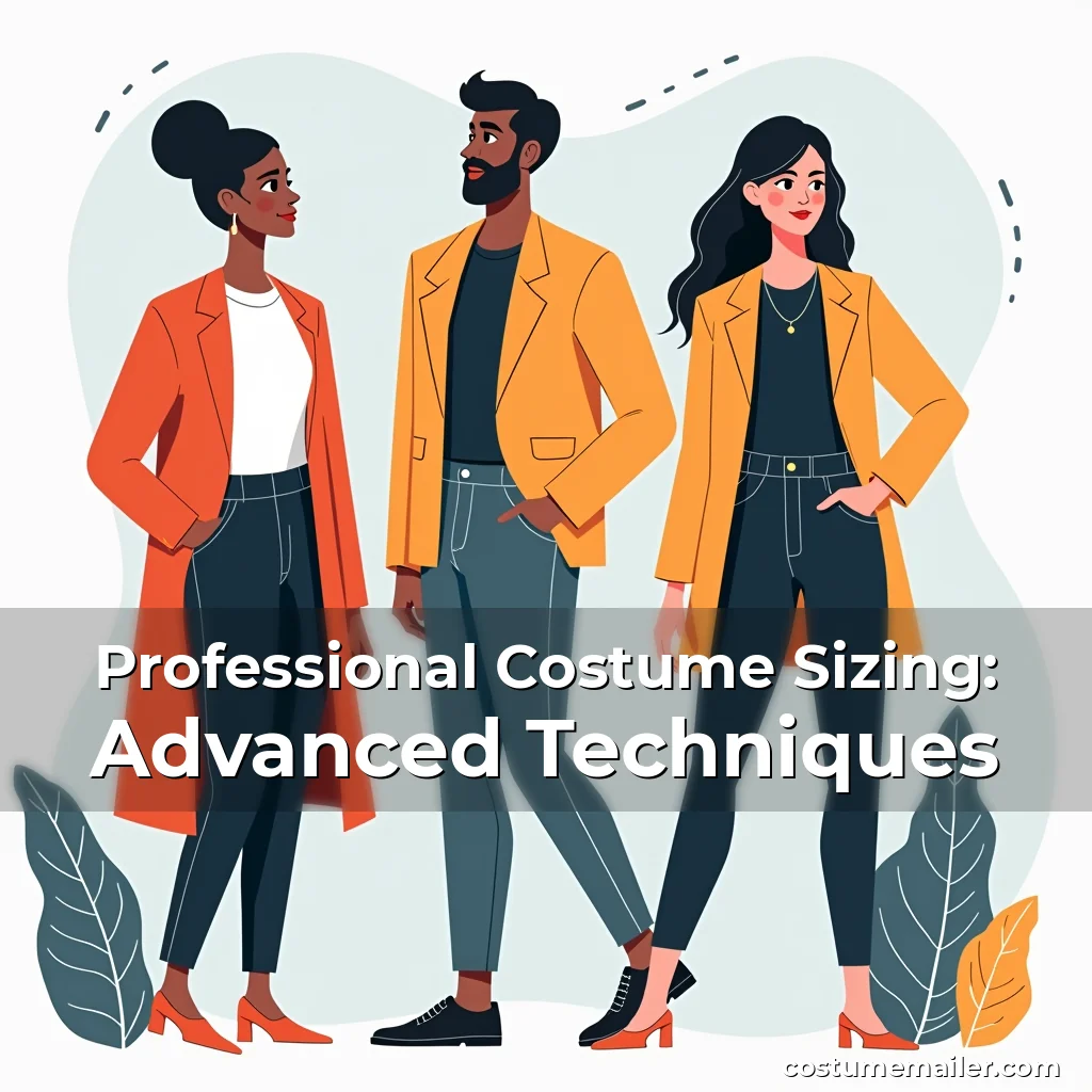 Artistic representation for Professional Costume Sizing: Advanced Techniques