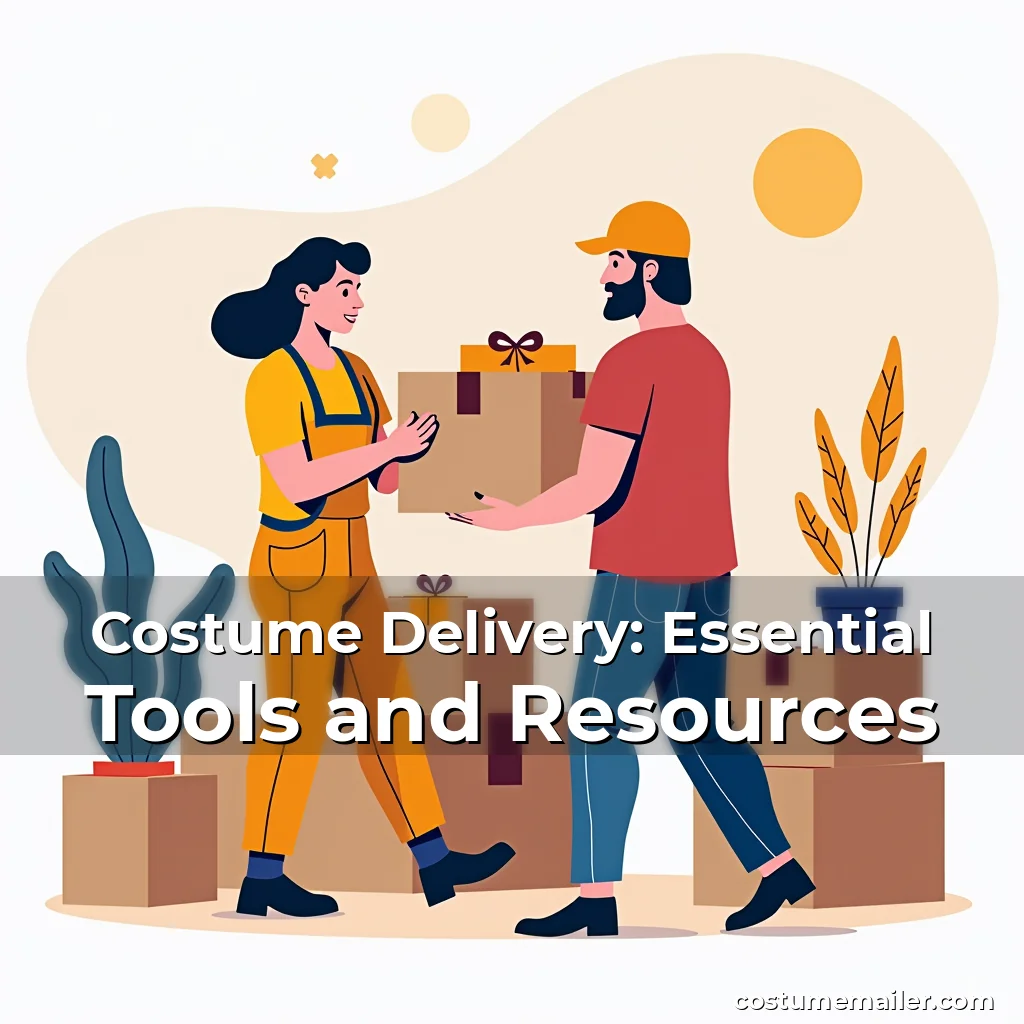 Artistic representation for Costume Delivery: Essential Tools and Resources
