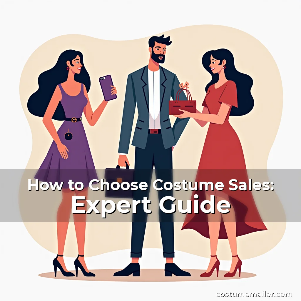Artistic representation for How to Choose Costume Sales: Expert Guide